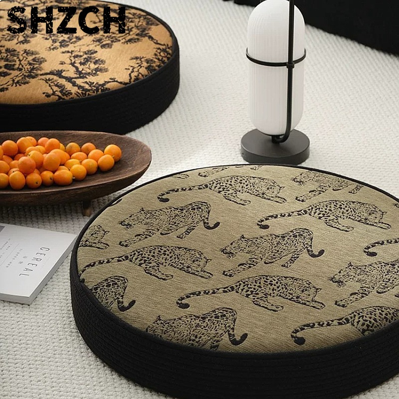 Meditation Cushion Zafu - 라운드 플로어 쿠션 미드 센추리 모던