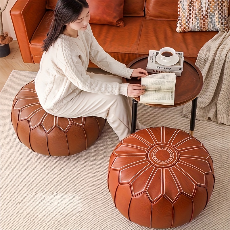 Meditation Cushion Zafu - 자수 장식 명상 쿠션, 대형 자푸