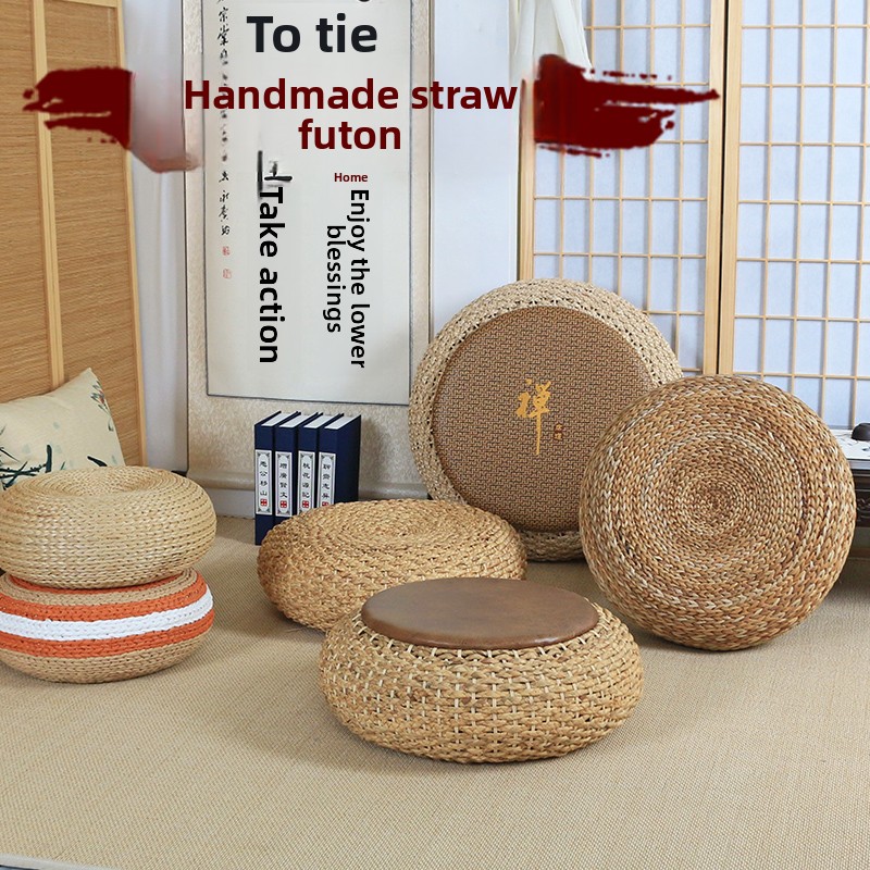 두꺼운 바닥 좌식 쿠션, 풀잎으로 짠 요가 명상 자푸  - Meditation Cushion Zafu 리뷰 및 가격