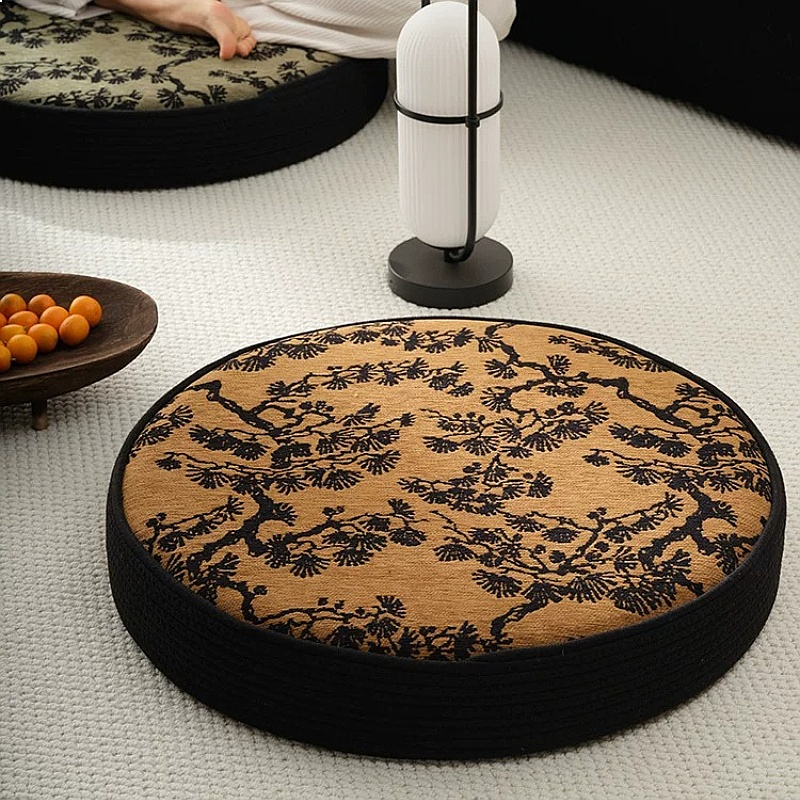 라운드 플로어 쿠션 미드 센추리 모던 다다미 매트 명상 - Meditation Cushion Zafu 리뷰 및 가격
