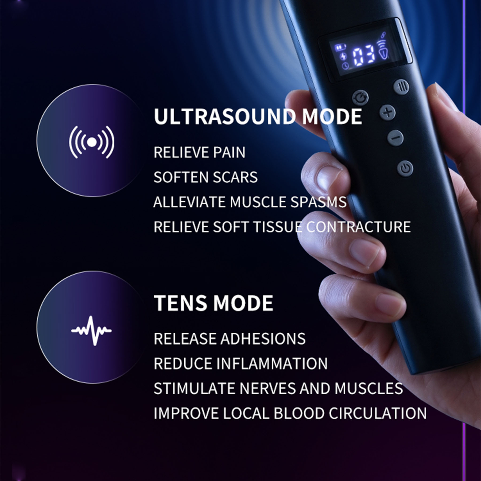 새로운 디자인의 무선 1Mhz 전신 통증 완화 무릎 통 - Health Wellness Clinic 리뷰 및 가격