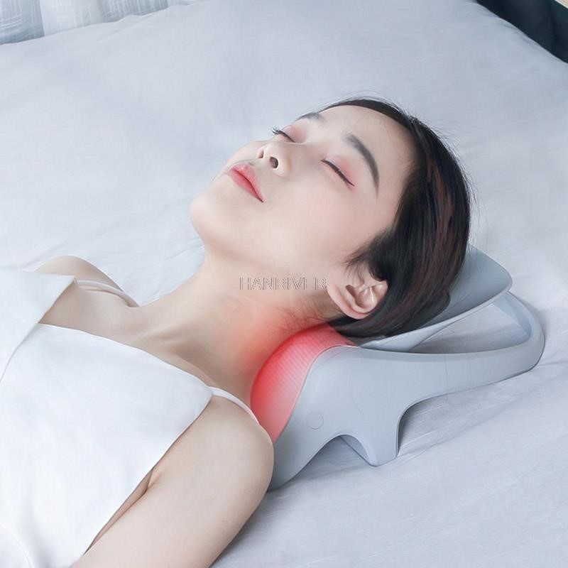 뜸베개 온찜질 목 견인 가열 다중 위치 높이 조절 뜸  - Neck Traction Pillow 리뷰 및 가격