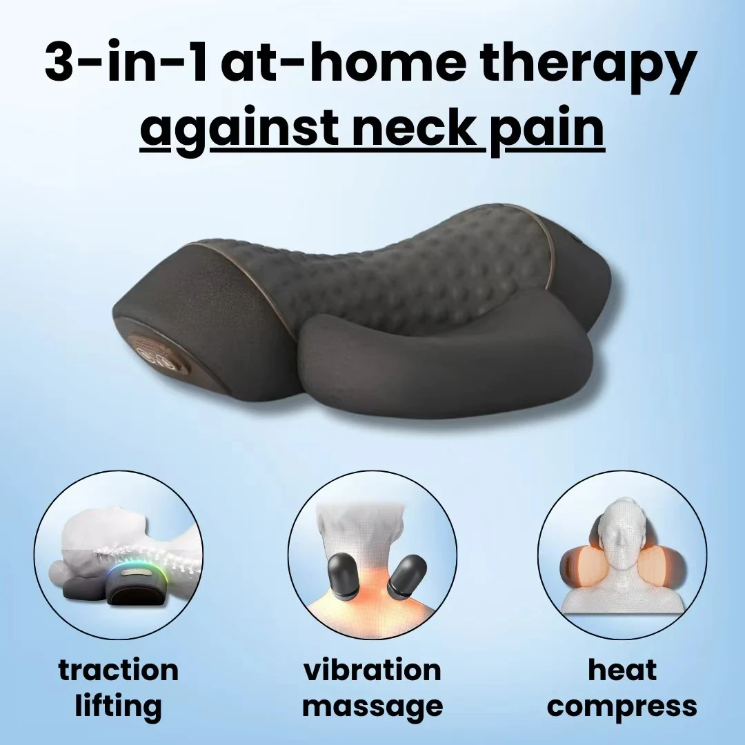 COSSEAL-3-in-1 목 마사지기 자궁 경부 베개 - Neck Traction Pillow 리뷰 및 가격